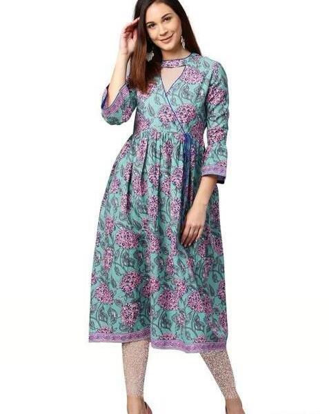 عکس پیراهن نخی زنانه