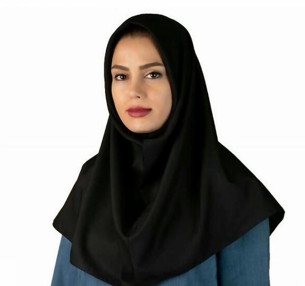 عکس پرسنلی با مقنعه سفید
