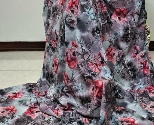 عکس چادر گل ابریشمی