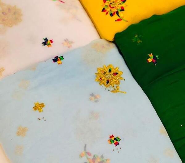 عکس چادر گل ابریشمی