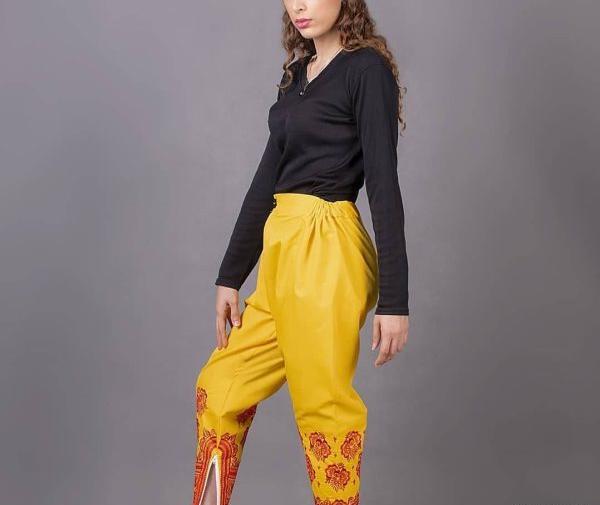 عکس شلوار نخی بندری