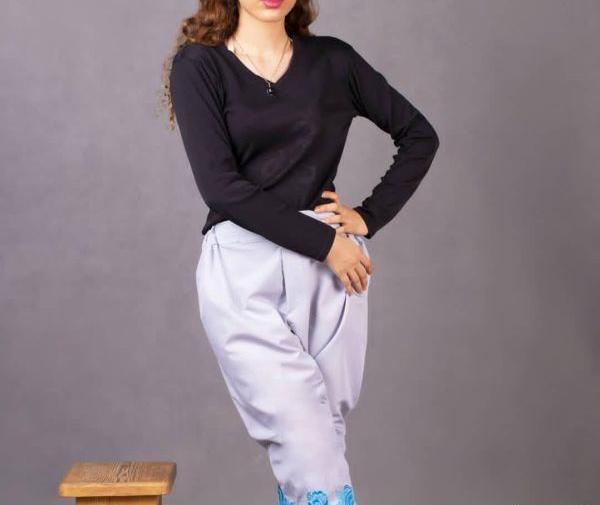 عکس شلوار نخی بندری