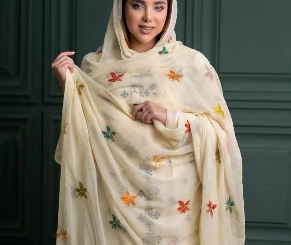 عکس چادر قلاب دوزی بندری