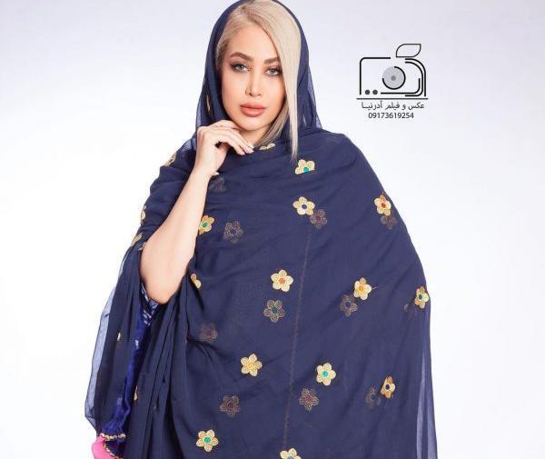 عکس چادر قلاب دوزی بندری