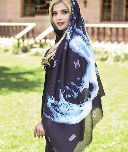 عکس شال دخترانه مشکی