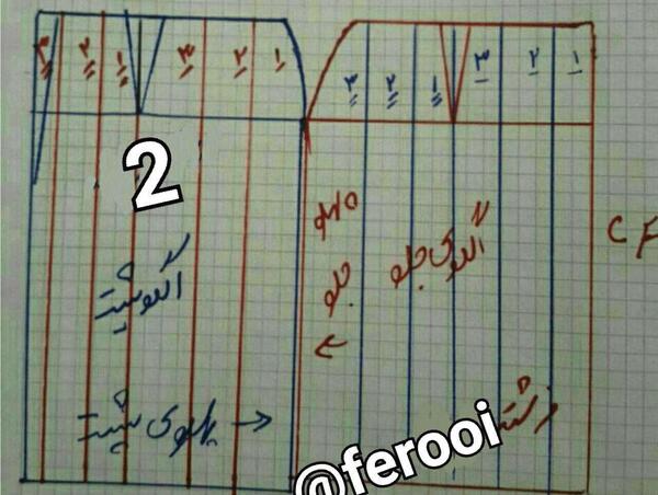 عکس الگوی دامن پیلی دار