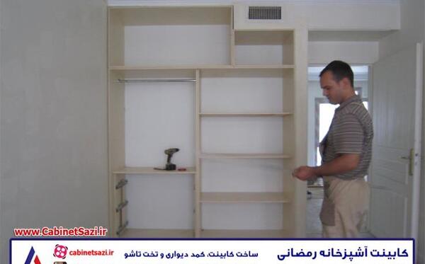 عکس کمد دیواری شیشه ای
