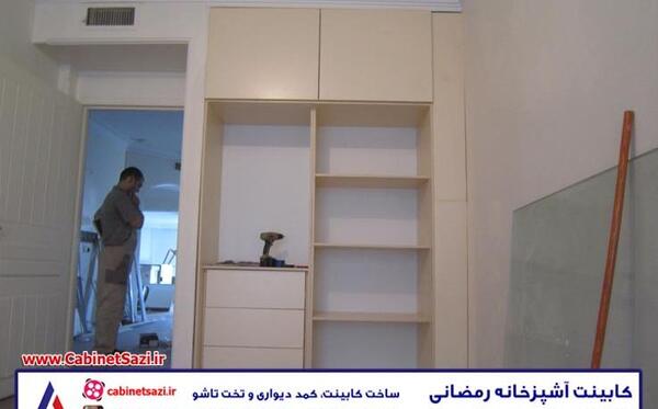 عکس کمد دیواری شیشه ای