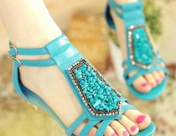 عکس صندل دخترانه مجلسی