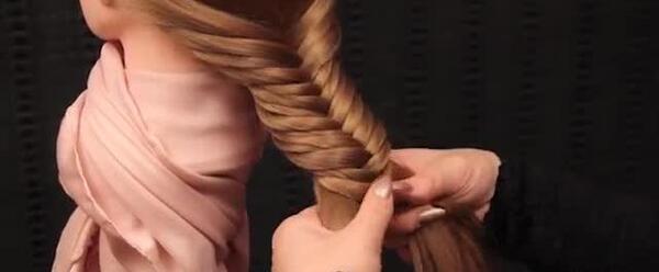 عکس اموزش بافت شال گردن