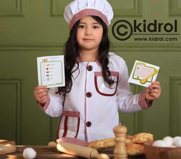 عکس لباس آشپزی دخترانه