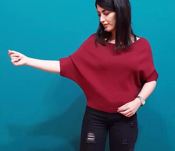 عکس بلوز آستین کیمونو