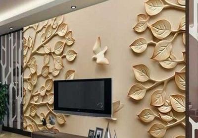 عکس کاغذ دیواری طلایی