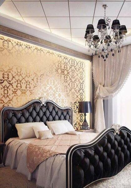 عکس کاغذ دیواری طلایی
