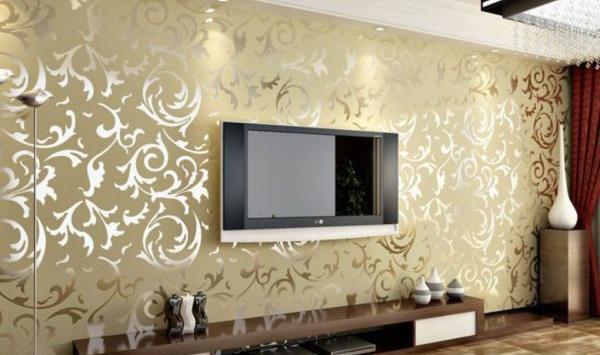 عکس کاغذ دیواری طلایی