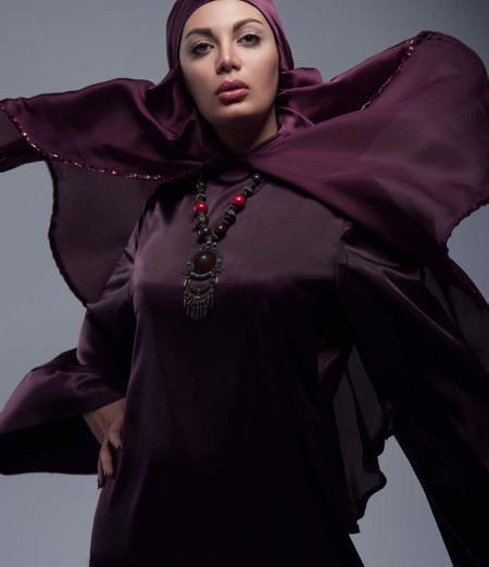 عکس مقنعه بافتنی