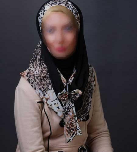 عکس مقنعه بافتنی