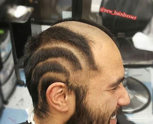 عکس مدل مو های عجیب غریب