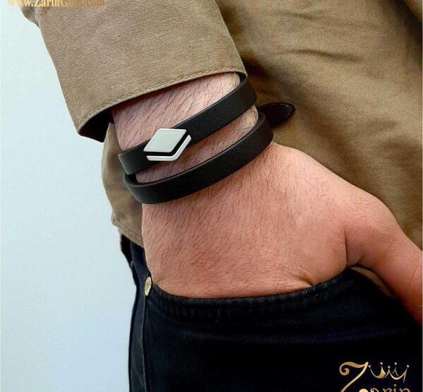 عکس دستبند طلا مردانه