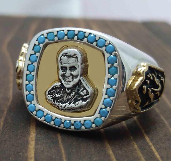 عکس انگشتر های حاج قاسم سلیمانی