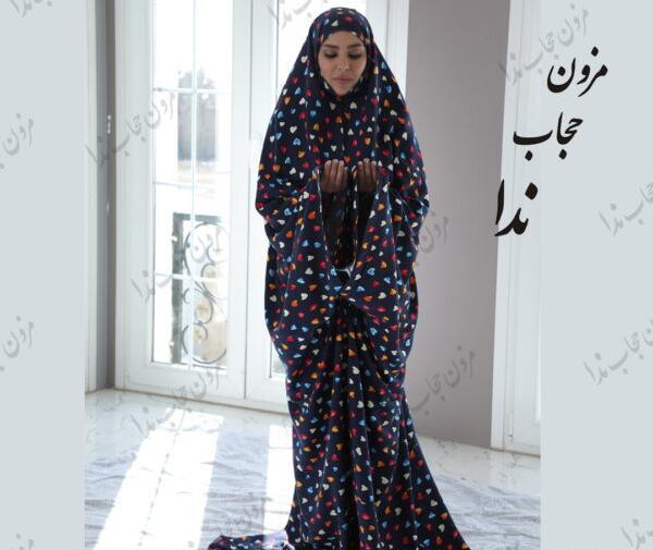 عکس چادر نماز گل گلی