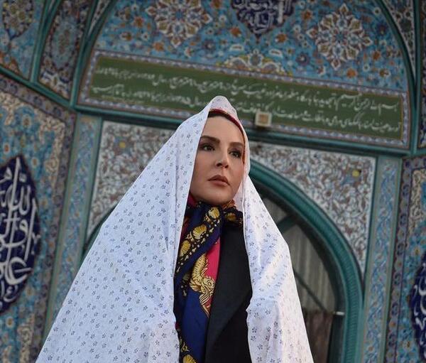 عکس چادر نماز گل گلی