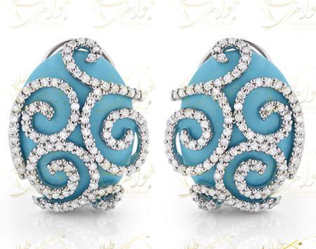 عکس گوشواره فیروزه