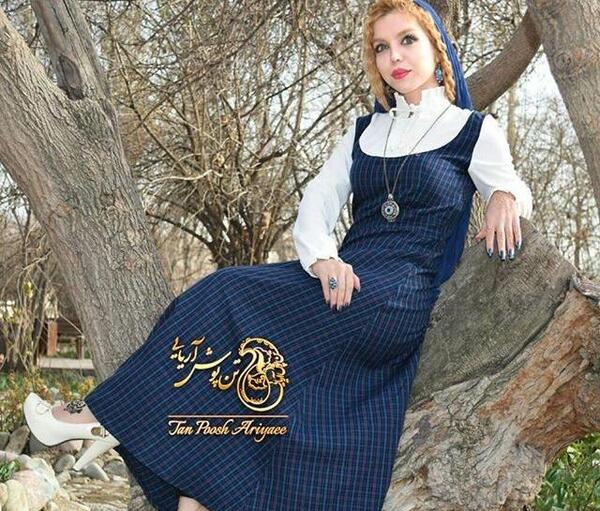 عکس سارافون طرح دار