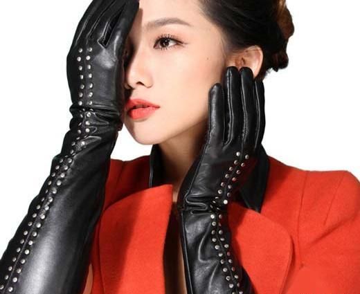 عکس دستکش چرم زنانه