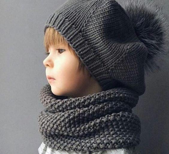 عکس شال و کلاه بافتنی