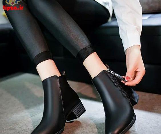 عکس نیم بوت های پاییزی