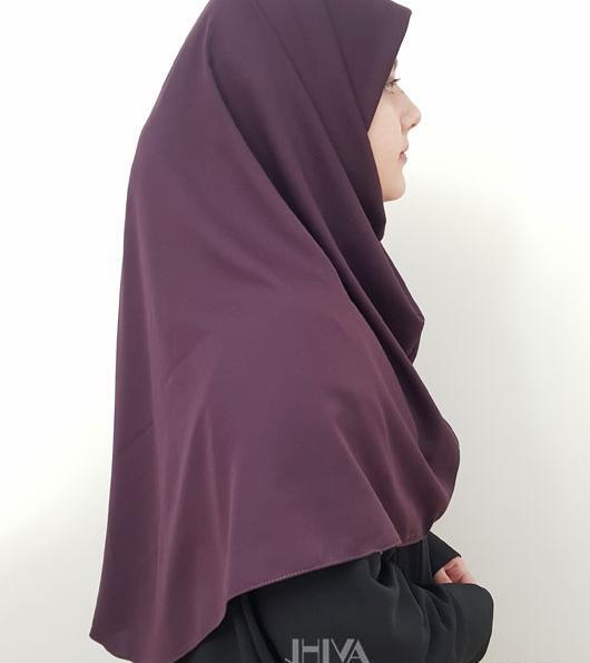 عکس مقنعه بنفش