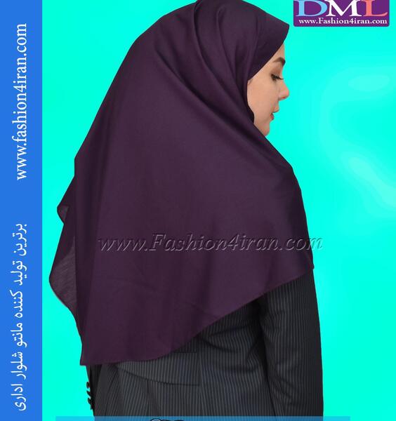 عکس مقنعه بنفش