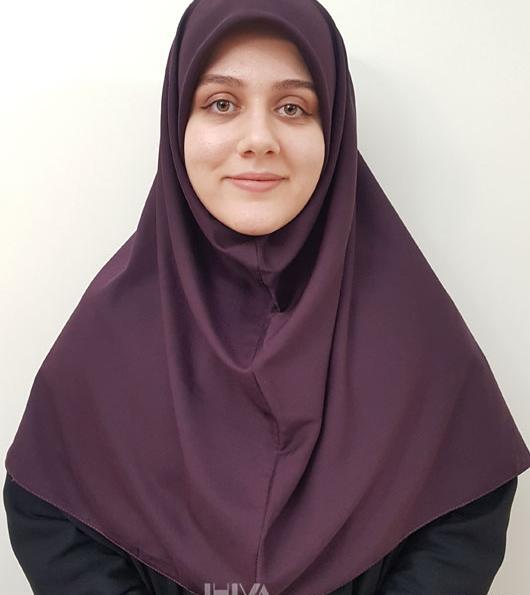 عکس مقنعه بنفش