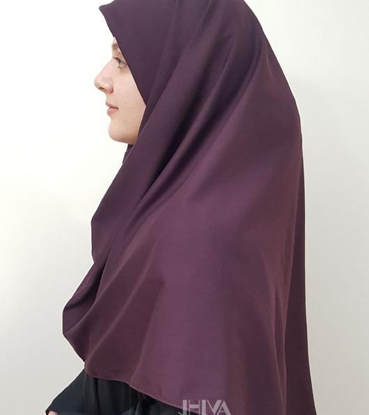 عکس مقنعه بنفش