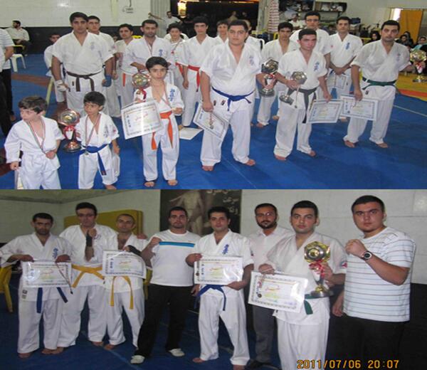 عکس کمربند آبی کاراته