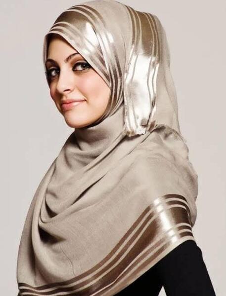 عکس بستن روسری عربی