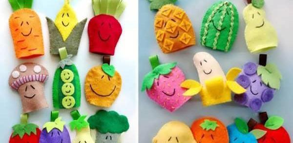 عکس عروسک انگشتی با نمد