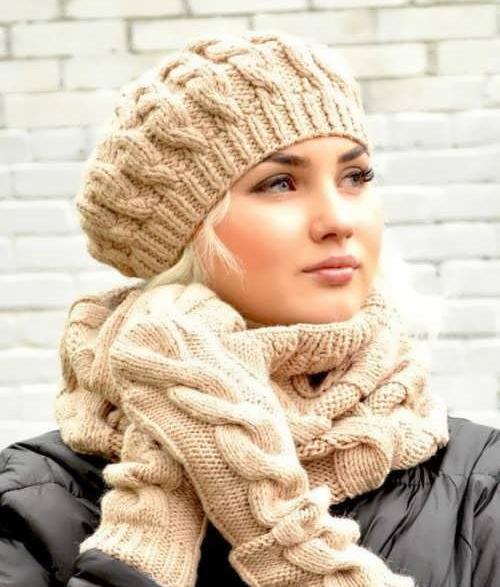 عکس شال و کلاه دخترانه