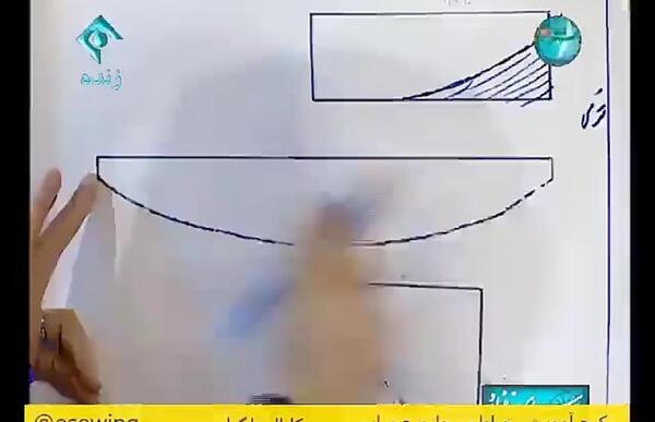 عکس آموزش دوخت مقنعه آستین دار خانم عمرانی