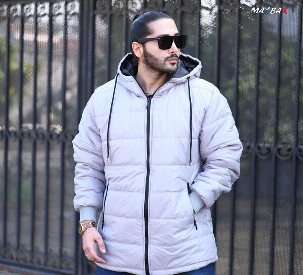 عکس کاپشن طوسی