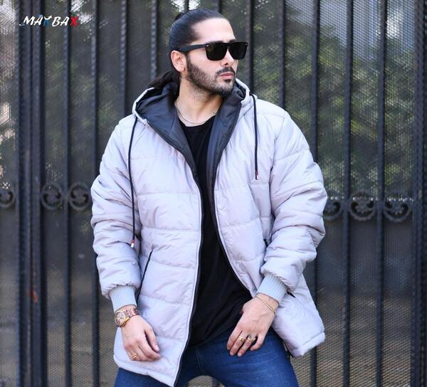عکس کاپشن طوسی