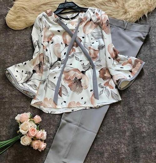 عکس پیراهن و شلوار دخترانه