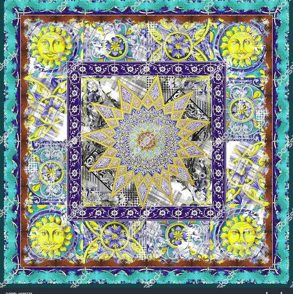 عکس روسری گلدار