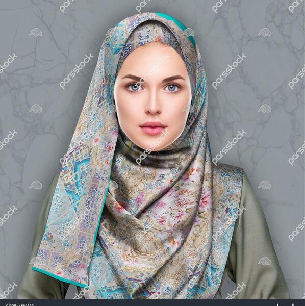 عکس روسری گلدار