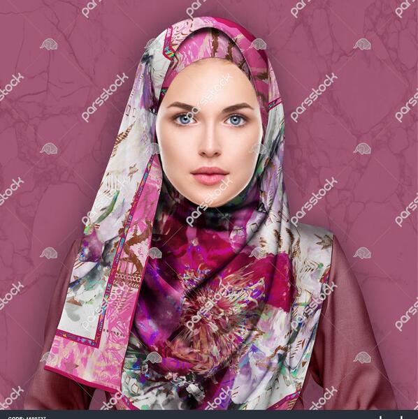 عکس روسری گلدار