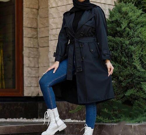 عکس بارانی دخترانه اسپرت
