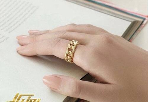 عکس انگشتر دخترانه اسپرت مشکی