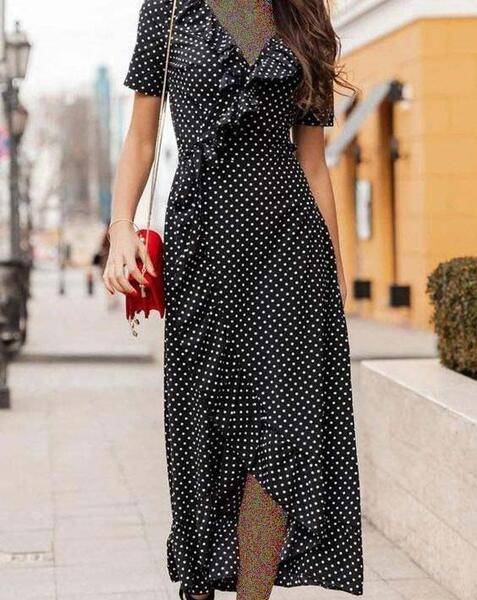 عکس پیراهن زنانه بلند ساده