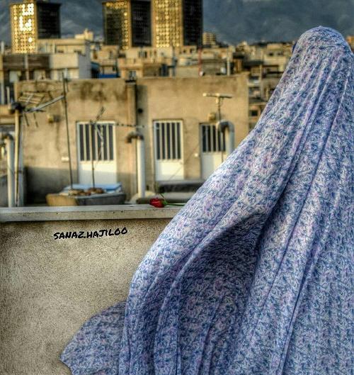 عکس چادر گلدار